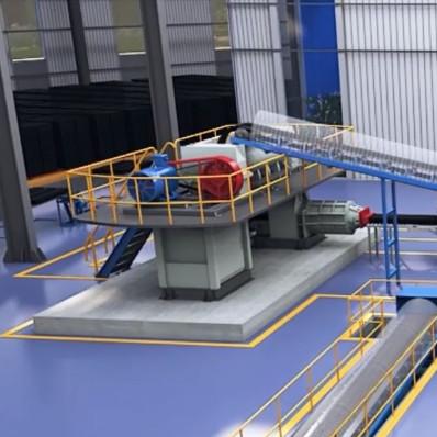Double Stage Vacuum Extruder Clay Brick Making Machine With 160 + 400kw