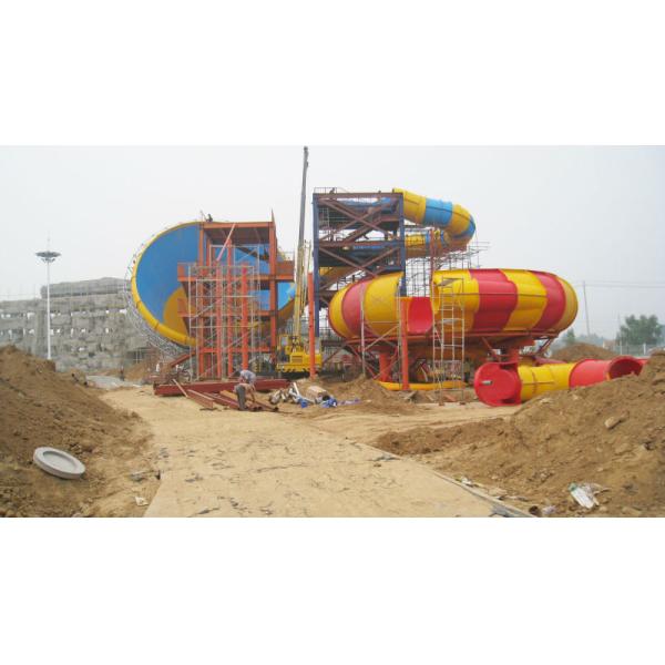 Отклоните проект Ватерпарк горячего источника, оборудование аквапарк стеклоткани/подгонянный проект парка Аква