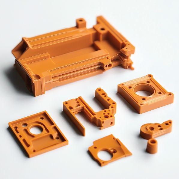 Surface Finishing ABS Custom Plastic Injection Moulding Machine Spare Parts