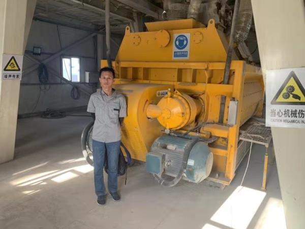 Bucket Feeding HZS60 60m3/h Concrete Batching Plant