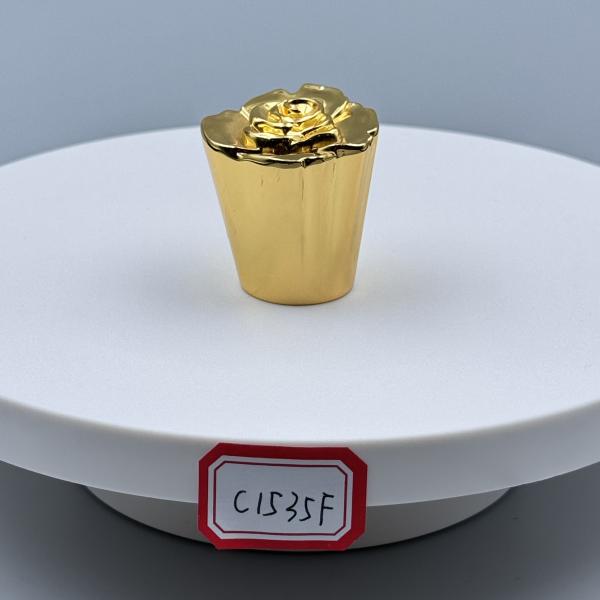 High-Grade Metal Zinc Alloy Zamak Perfume Caps for Customizable and Elegant Fragrance Packaging