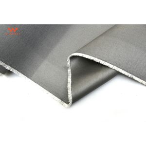 Flexible Lightweight Fire Retardant Curtain Fabric Silicone Coating SS Wire Reinforcement