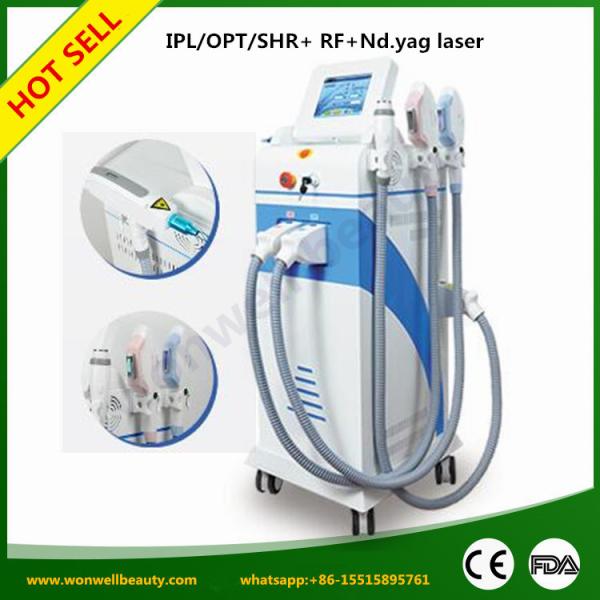 Super Quality Unique SHR IPL+Yag Laser+Fractional RF 4 in1 best beauty equipment