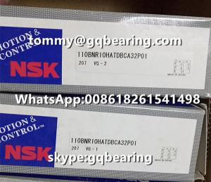 Esferas de material cerâmico NSK 110BNR10HATDBCA32P01 Super precisão de impulso