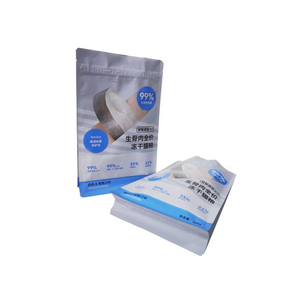 Impression en papier à l'épreuve de l'humidité Emballage alimentaire stratifié Pet Sac congelé/séché avec fermeture à glissière