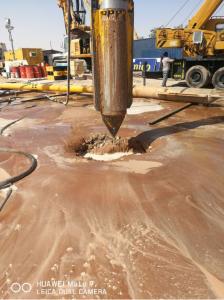 Consolidação à terra de Vibroflotation da melhoria de solos de Cohesionless