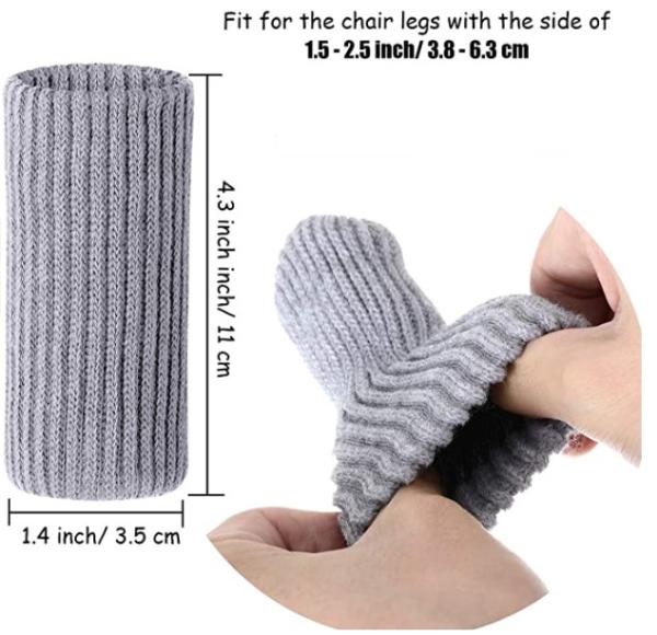 High Quality Furniture Chair Socks Stretch Knitting chair leg socks Elastic Chair Leg Socks