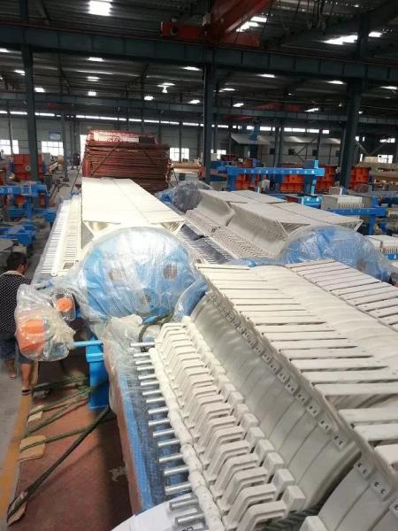 Automatic Hydraulic Water Clay Industrial Filter Press 3180*1200*1300mm Size