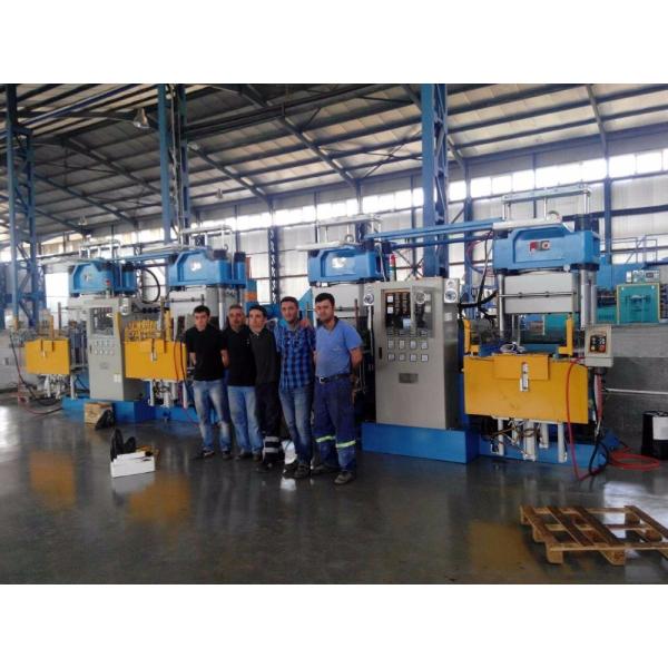 Double seat vacuum compression moulding machine automatic for making o rubber rings and seal
