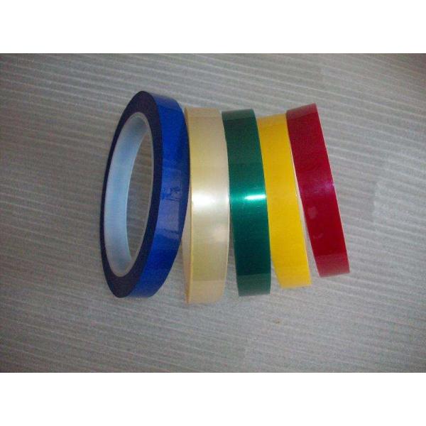 High Temperature PET Adhesive blue Tape Coated Silicone Adhesive Polyester mylar tape
