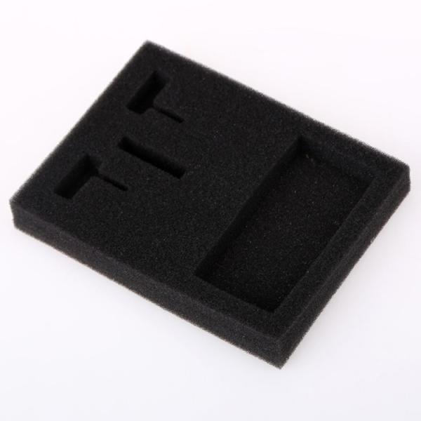Waterproof EPE High Density Foam Packaging Black Shock Resistant