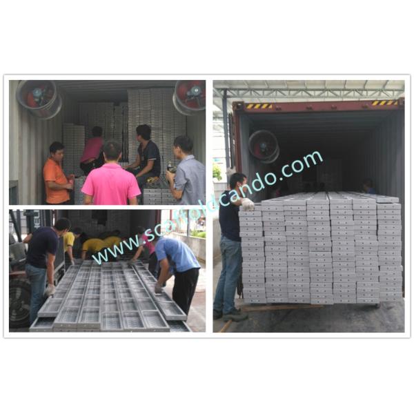 Replacement of wooden plank wooden board in Middle East, galvanized scaffolding steel plank, 225*38mm steel board