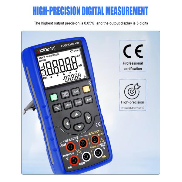High Precision Voltage Current Loop Calibrator Handheld Auto Signal Generator current loop calibrator