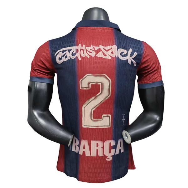 FC Barcelona Custom Graphic Jersey - Polyester, S-XXL, Slim Fit