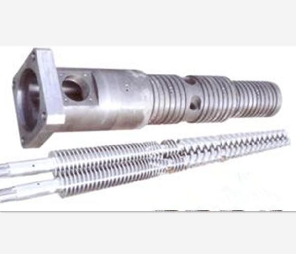 Tapered Extruder Twin Screw Barrel , Plastic Extruder Parts For Pipe / Film Sheet