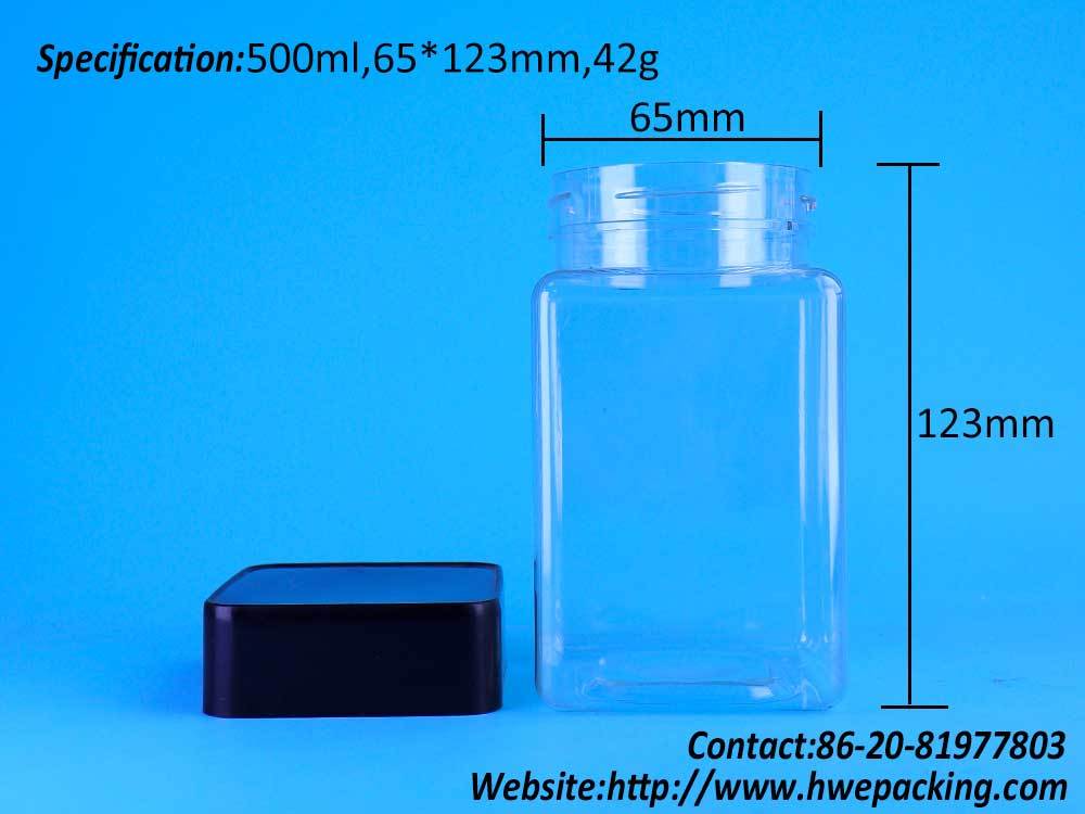 PET Jar For Gummies Functional Candy And Dry Confectionery Retail Packaging