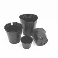 Venta al por mayor de plástico negro blister suave semillas de flores maceta para árbol