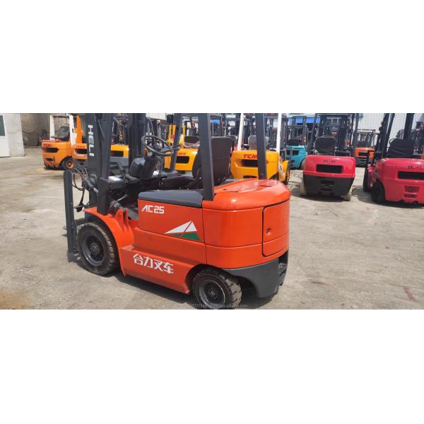 Fork Width 4.5 TCM Heli AC25 Forklift Original Top Performance Used Diesel Forklift