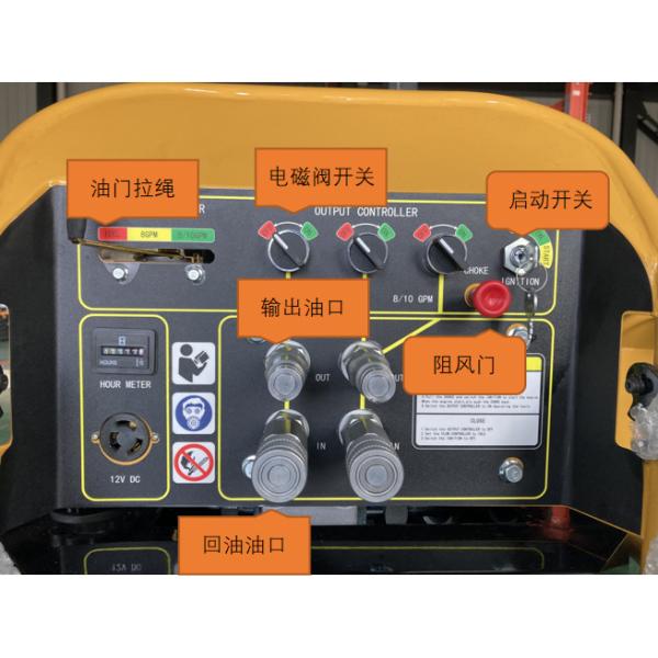 Подача 40lpm портативного гидравлического источника питания нефти внутренняя сливая максимальная