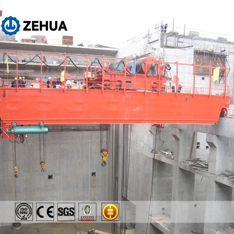 China Double Girder Overhead Crane with Efficient Intelligent System Control Intelligent Crane for Sale