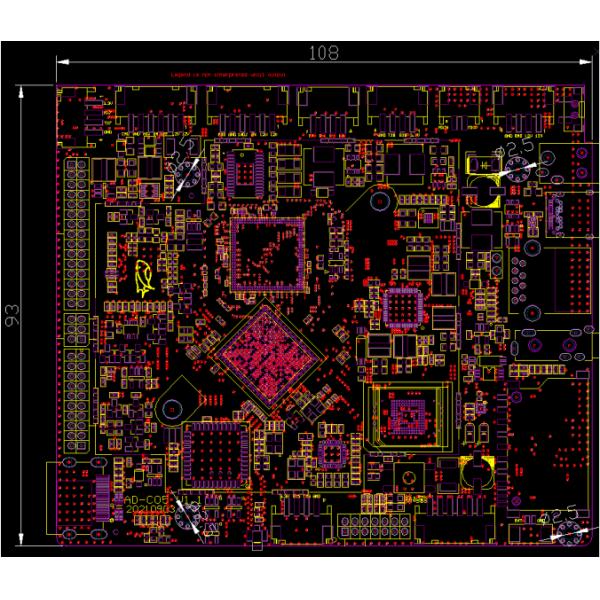 Табло рекламы андроида 11 EDP MIPI I2C TP доски LVDS разработчика андроида RK3566