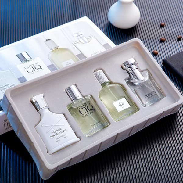 Wood Fresh Fragrance Set 25mL*4 Eau de Toilette Spray Box for Men's Seductive Perfume
