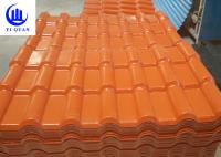 Passo resistente UV da telha de telhado 219mm da resina sintética para projetos de construção civil