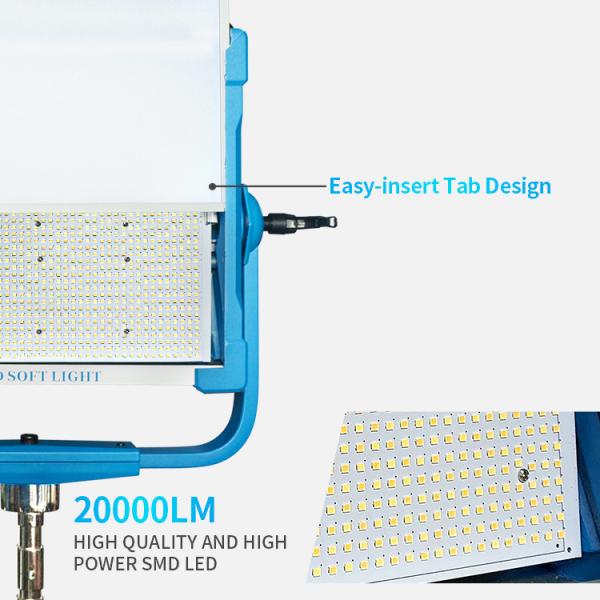Meidike 200W Led Panel Video Light For Photography AI-2000BI Model 20000lm