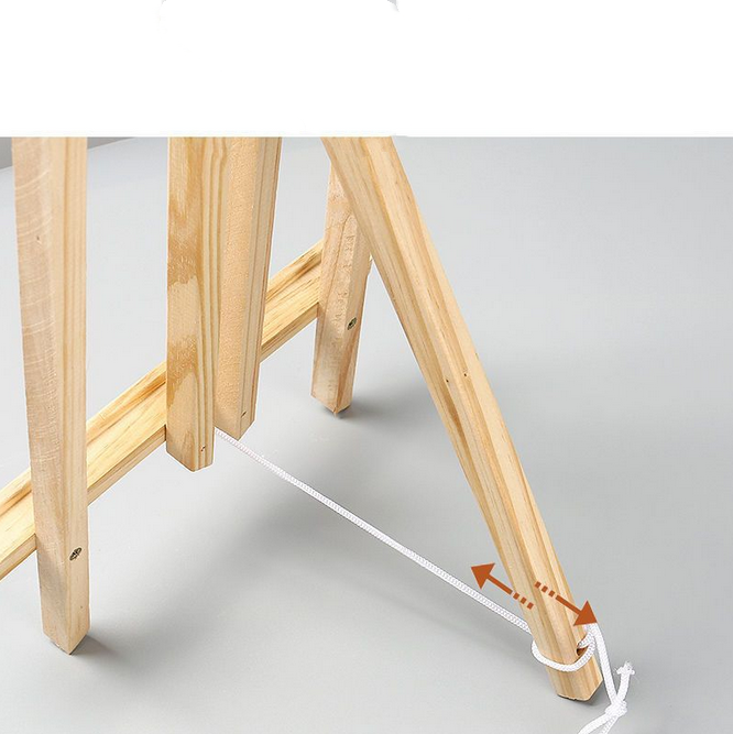 30CM 40CM 50CM Desktop Triangular Easel Wooden Adjustable Portable Kids Easel Art Painting Easel Display Stand Art Supplies