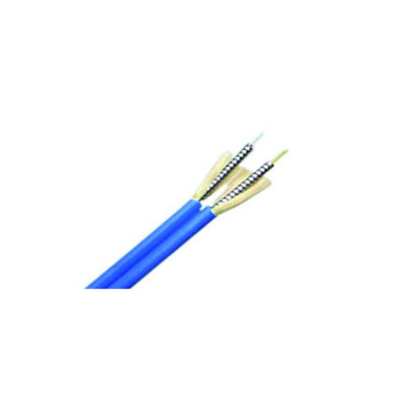 Duplex Zipcord Spiral Stainless Steel Armored Indoor Fiber Optic Cable