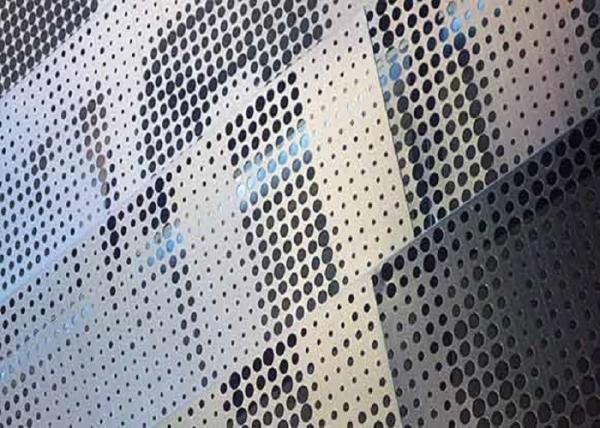 Rectangular Holes Perforated Aluminum Sheet 6061 With 2mm Hole Diameter