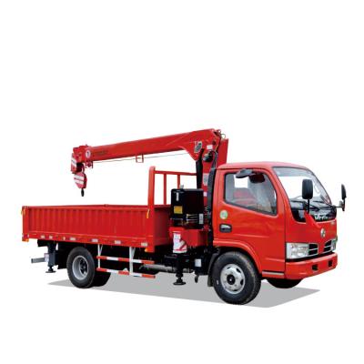 Hydraulic Straight Arm 4 Ton Telescopic Boom Truck Mounted Crane