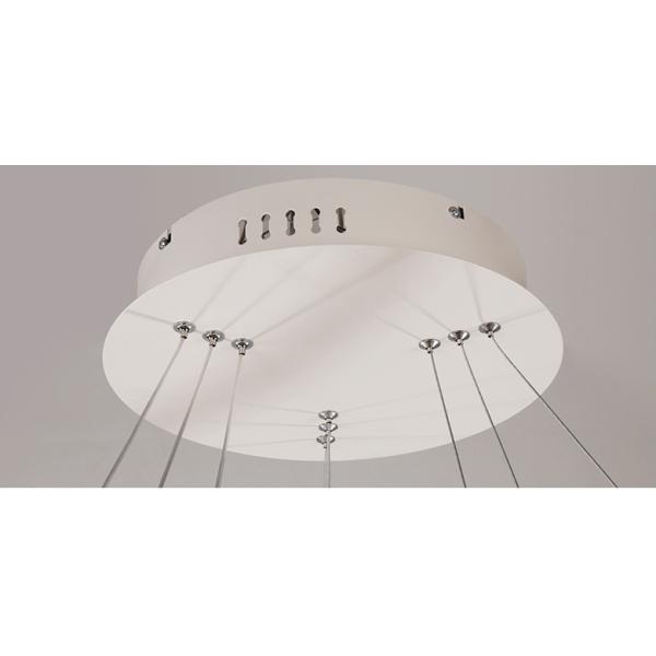 Villa Hotel Salón Círculo Lámpara colgante lineal de lujo anillo redondo led lámpara de candela