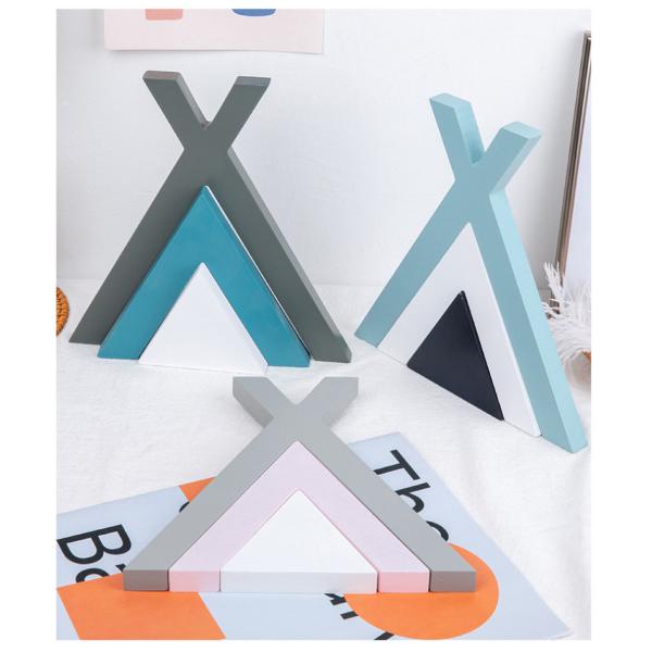 Игрушки Montessori не токсического штабелеукладчика радуги 22cm деревянные творческие деревянные