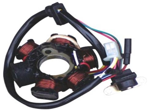 Gbo Motorcycle Magneto Coil Estator Complete Motor Accessory