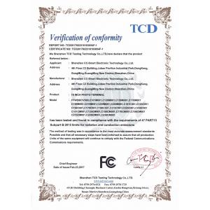 EASTLONGE ELECTRONICS(HK) CO.,LTD Certifications