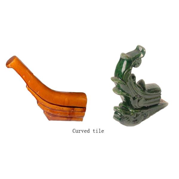 Figuras chinesas Dragon Glazed Traditional Decoration do telhado do miradouro exterior