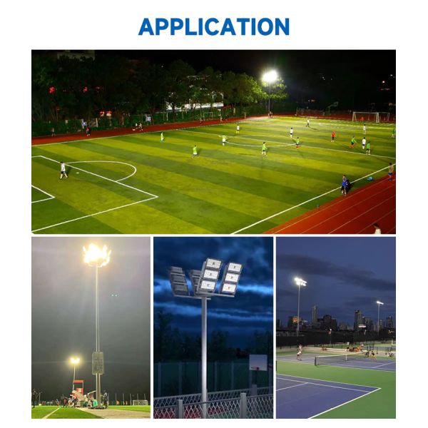 800W 1000W 1200W 1500W High Mast LED Flood Light IP66 Outdoor Stadium & Sports Field