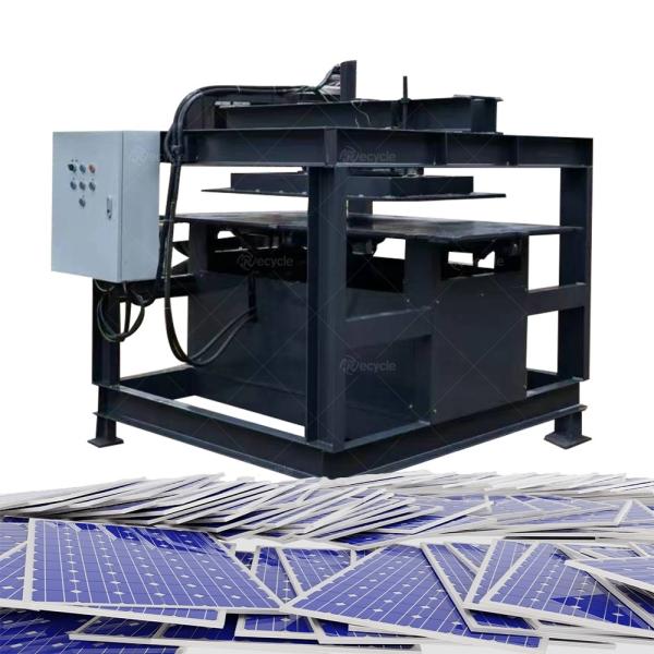 Advanced Solar Panel Aluminum Frame Removing Recycling Machine with 5.5KW Motor Power