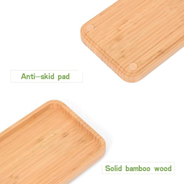 Hot Modern Organic Stackable Bamboo Serving Tray Set for Tea Bowl Free Sample Charge