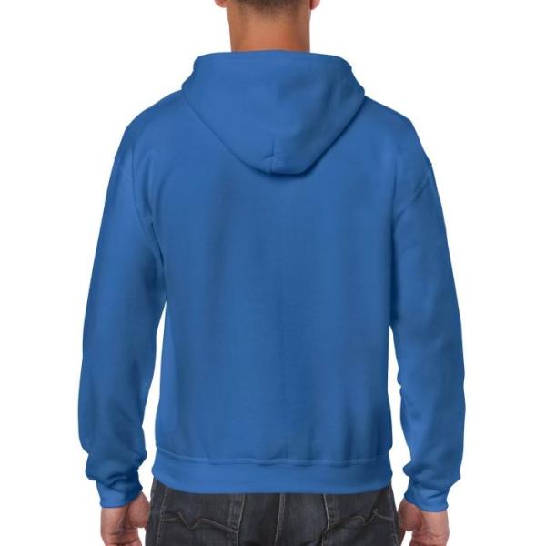Mens Full Zip Cotton Pullover Hoodie 50/50 Softer Feel Reduced Pilling