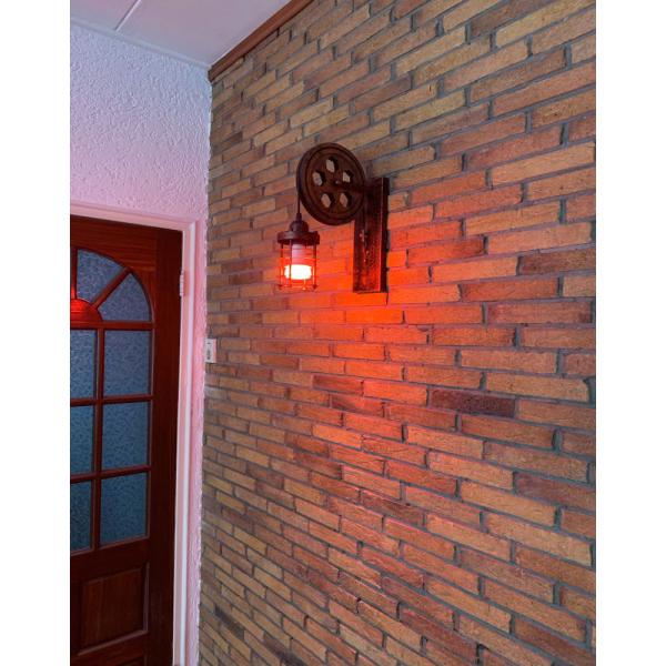 Industry bedside aisle corridor wind vintage E27 lifting pulley wall lamp （WH-VR-32）