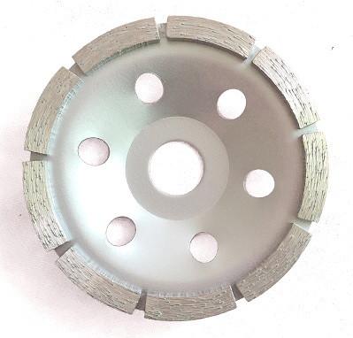 Single Row Diamond Cup Wheel , Metal Bonded Diamond Grinding Wheels