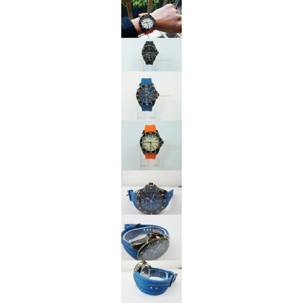 CURREN 8178 Top Brand Watch Sports Watch Blue Orange Black Watches Man Boy Silicone Watch