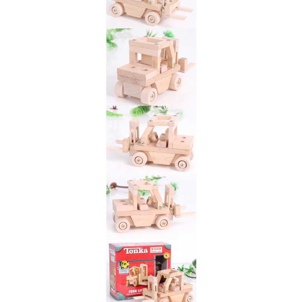 TONKA wooden toys / assembling truck model / Educational Toys / DIY Toy