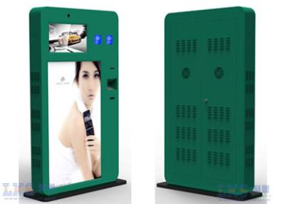 Quiosque de informação infravermelho com leitor todo da tela de toque de Fingerprinte em um PC