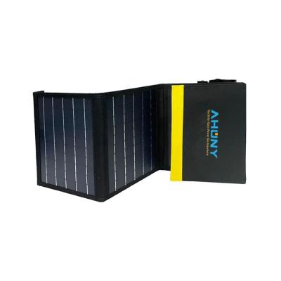 Foldable 22w Solar Panel IPX4 Waterproof Dual USB Solar Charger For Camp Hike RV