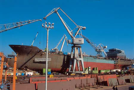 Ceramic Backing Material for Ship Building