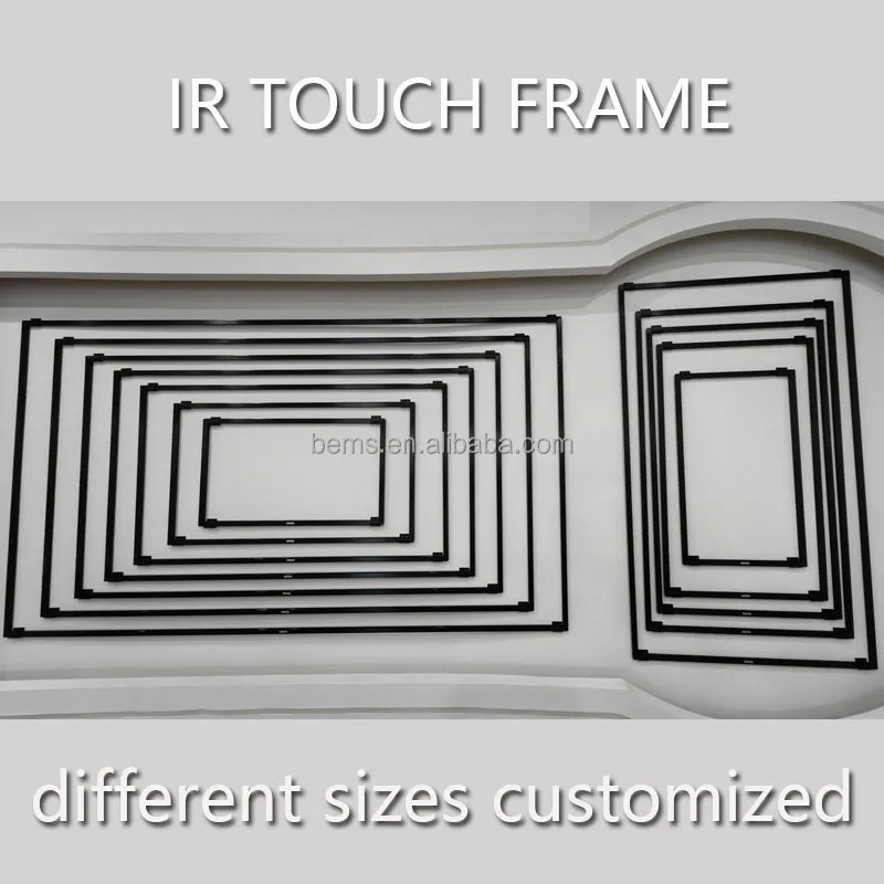Компоненты цифровой сигнализации 110-220В 20/40 точек Touch Screen Overlay Kit IR Multi Touch Frame