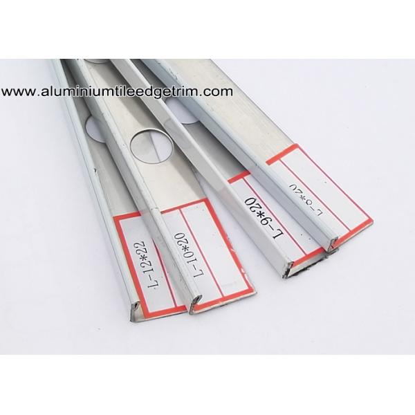 L shaped Straight Edge Stainless Steel Outside Corner Brace For Tile End Stop